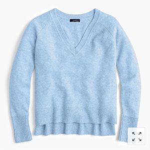 NWOT J. Crew V-Neck Sweater in Supersoft Yarn